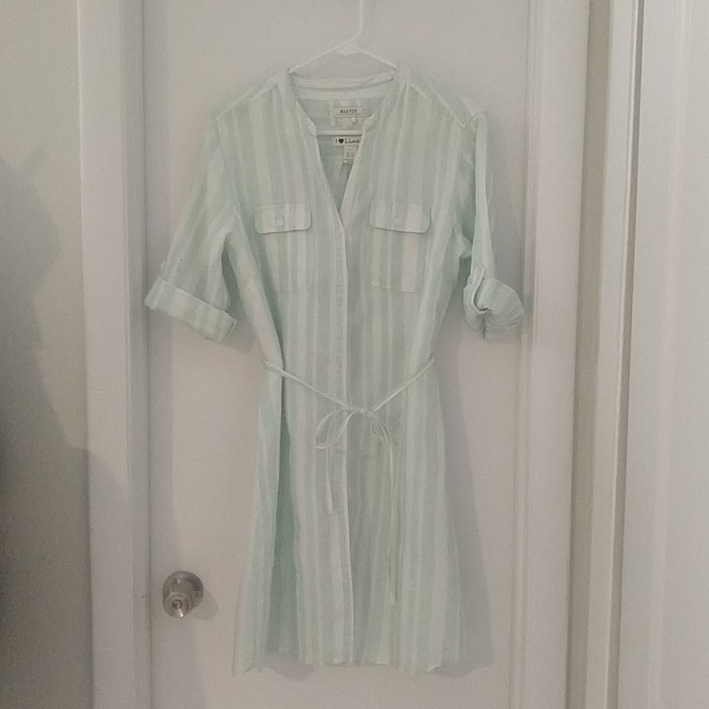 Linen Shirt Dress